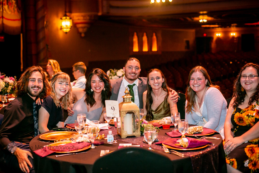 Stage reception guests