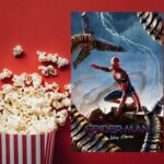 Spider-Man movie poster and popcorn