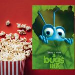 A Bug's Life movie poster and popcorn