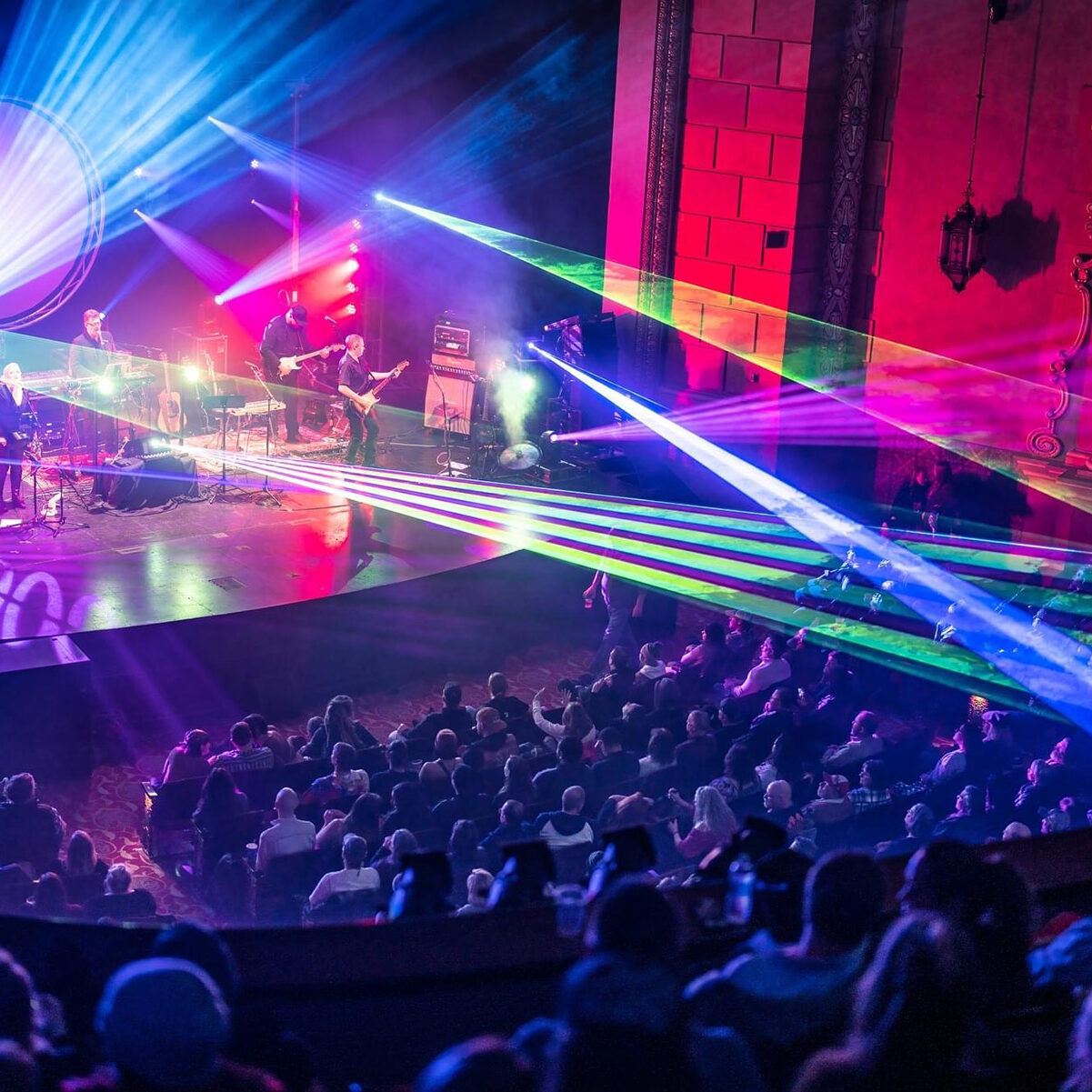 Laser lights during Frauenthal concert